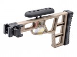 Maple Leaf MLC-S2 Folding Stock For 20mm Stock Adapter ( Tan )