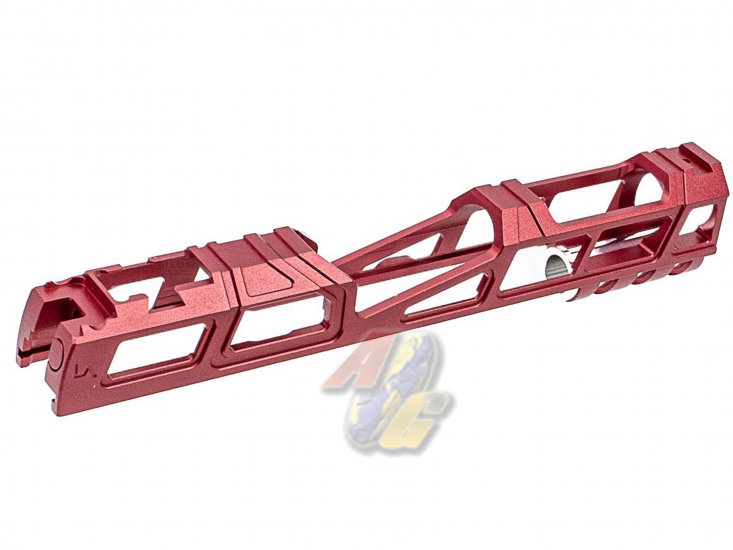 LA Capa T6 Aluminum 5.1 Hyper Slide For Tokyo Marui Hi-Capa Series GBB ( Red ) - Click Image to Close