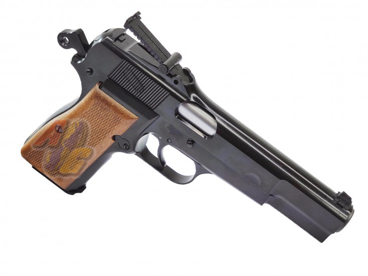 WE Hi-Power Browning M1935 with Stock ( BK ) - Click Image to Close