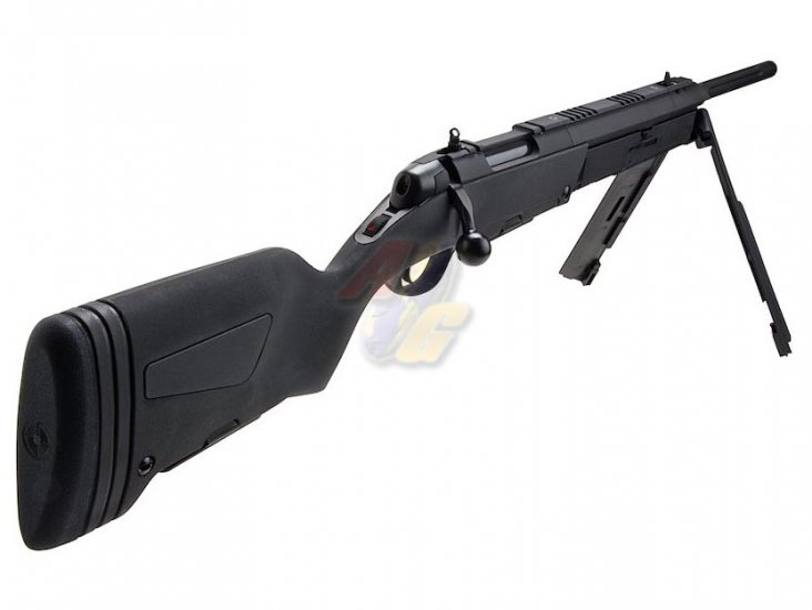 ASG/ Modify Steyr Arms Scout Airsoft Sniper Rifle ( Black ) - Click Image to Close