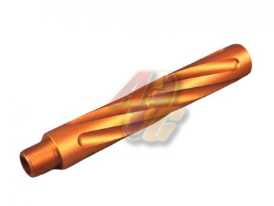 --Out of Stock--SLONG Aluminum Extension 117mm Outer Barrel Type D ( 14mm-/ Orange Copper )