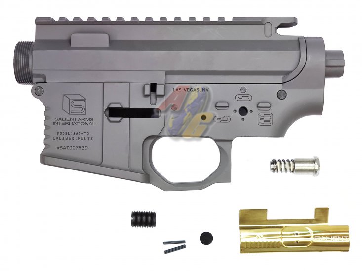 --Out of Stock--G&P Salient Arms Licensed Metal Body For Tokyo Marui M4/ M16, G&P F.R.S. Series AEG ( Gray ) - Click Image to Close
