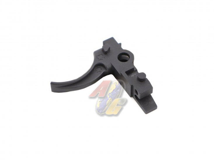 BJ Tac B*M Steel Trigger For Tokyo Marui M4 Series GBB ( MWS ) ( Black ) - Click Image to Close