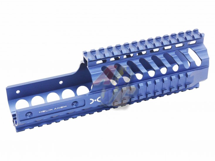 --Out of Stock--Helix Axem CNC 9" KV RAS For KWA/ KSC Kriss Vector GBB ( Blue ) - Click Image to Close