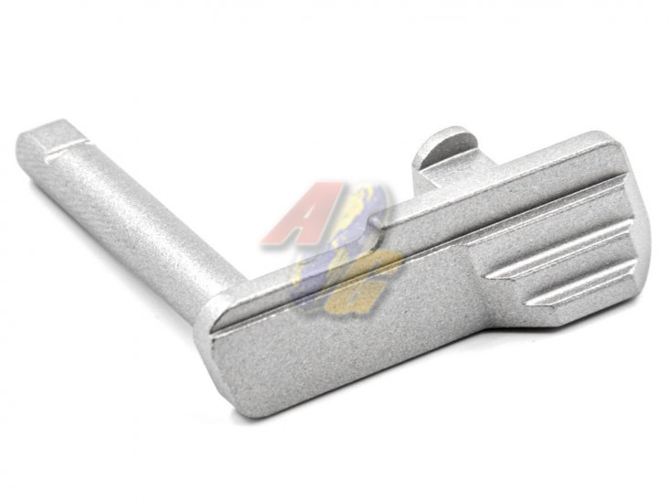 CL Steel Slide Stop For KJ Shadow 2 GBB ( Silver ) - Click Image to Close