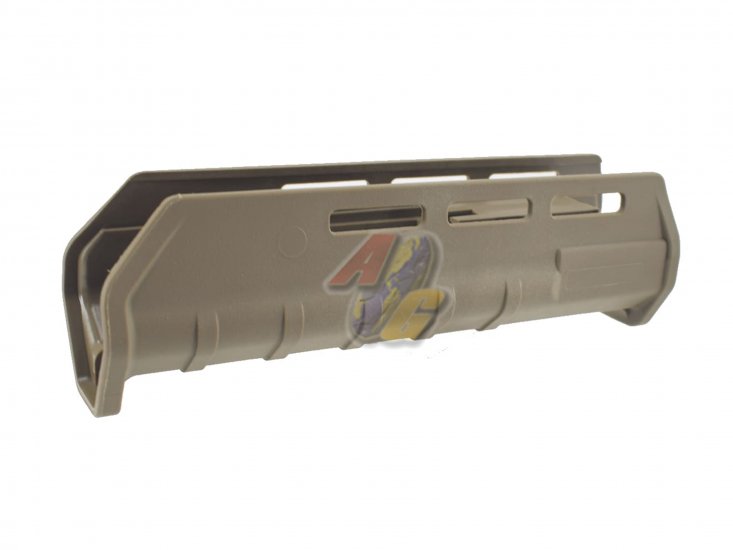 --Out of Stock--Golden Eagle M870 Gas Pump Action Shotgun MP-Style Handguard ( Tan ) - Click Image to Close