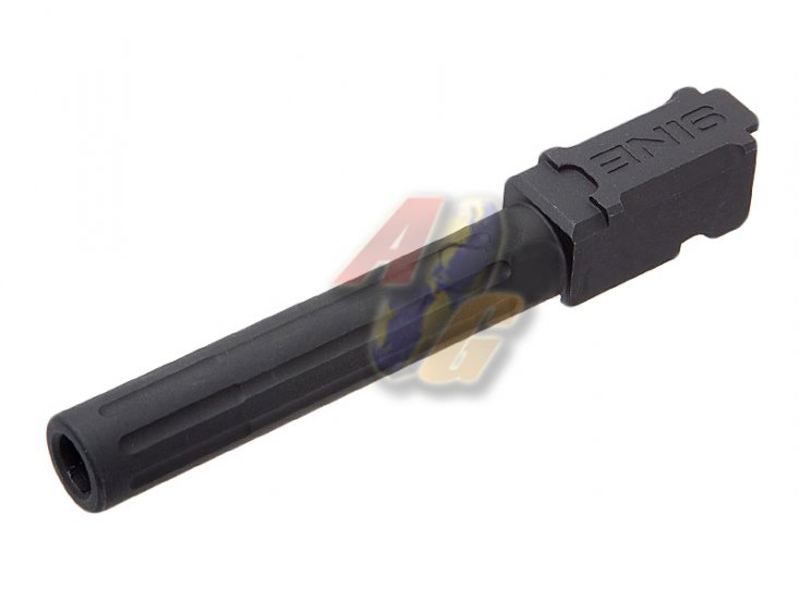 5KU Fluted Outer Barrel For Tokyo Marui G17 Series GBB ( Black ) - Click Image to Close