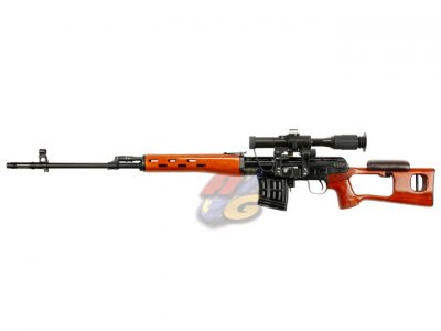 Out Of Stock Real Sword Rs Svd Aeg With Scope Rs Aeg S181s Ag Us 850 00 Airsoft Global Gun