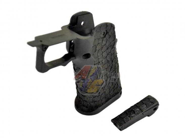 Golden Eagle Hi-Capa GBB Pistol MC-45 Style Grip ( Black ) - Click Image to Close