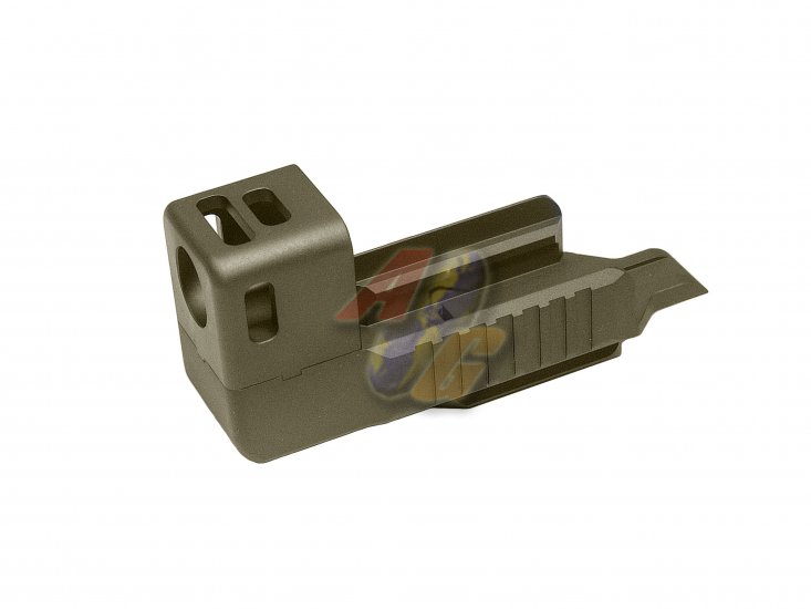--Out of Stock--Pro-Arms DHD Compensator For G17/ G18C/ G22 Series GBB ( Dark Earth ) - Click Image to Close