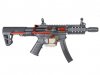 --Out of Stock--KING ARMS PDW 9mm SBR Shorty AEG ( Red Black )