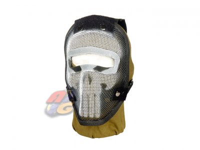 V-Tech V5 3Points/Steel Full Face Mask(BK/ WH)
