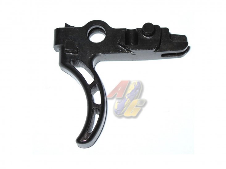 Wii CNC Hardened Steel Trigger C For Tokyo Marui M4 Series GBB ( MWS ) - Click Image to Close