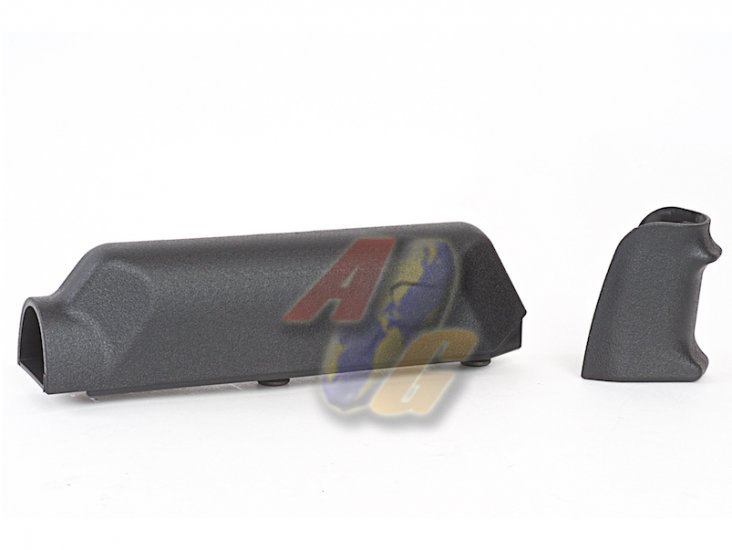 ARES Amoeba 'STRIKER' S1 Pistol Grip with Cheek Pad Set ( Black ) - Click Image to Close