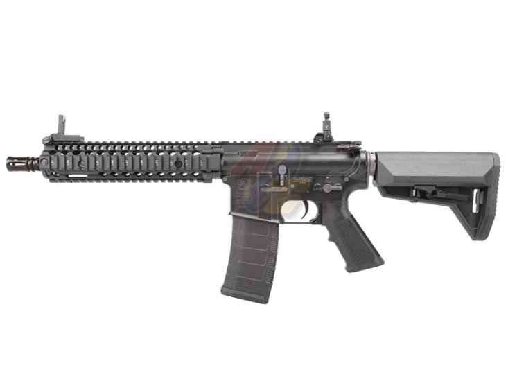 EMG Colt Licensed Daniel Defense 9.5 inch MK18 MOD 1 AEG ( Black/ by King Arms ) - Click Image to Close