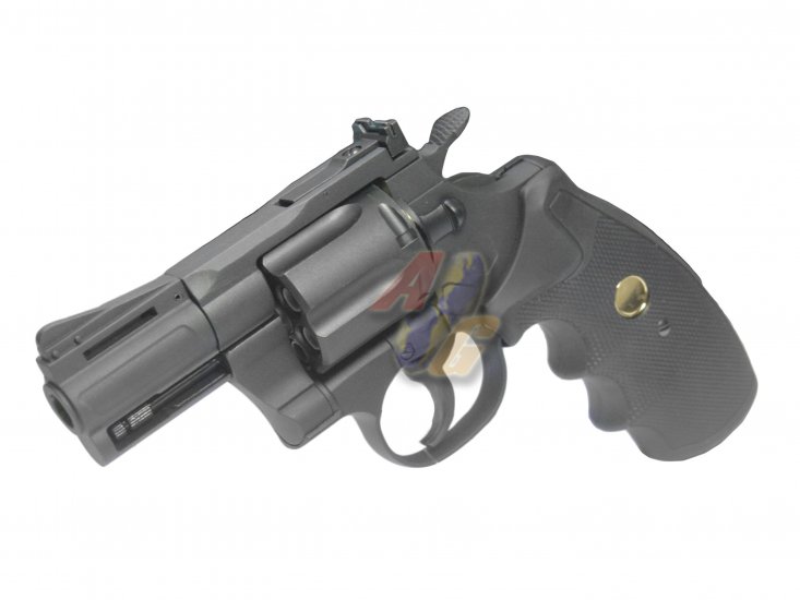 --Out of Stock--King Arms Python 357 Magnum CO2 Revolver ( BK/ 2.5 Inch ) - Click Image to Close