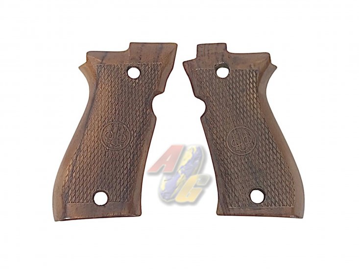 KIMPOI SHOP Carved Wood Grip For WE M84 Series GBB ( Type A ) - Click Image to Close