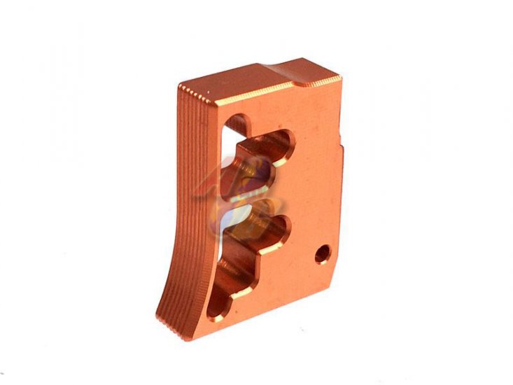 Bell CNC M1911 Trigger For Bell/ Tokyo Marui M1911 Series GBB( 715B/ Orange ) - Click Image to Close