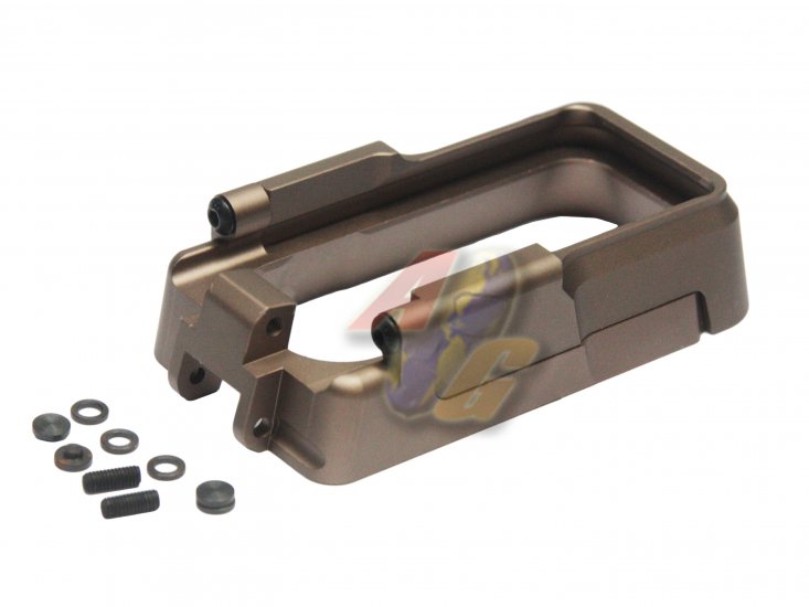 Blackcat CNC Aluminum Magwell For M4/ M16 Series AEG ( Tan ) - Click Image to Close