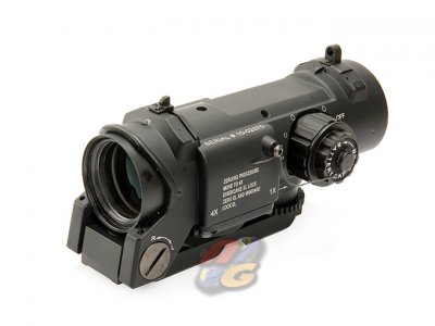 --Out of Stock--AG-K SpecterDR Style 4 X Magnifier Illuminated Scope - Black