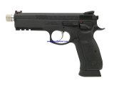 AG Custom CZ-75 SP-01 Shadow GBB Pistol with Marking ( Thread Barrel Version )