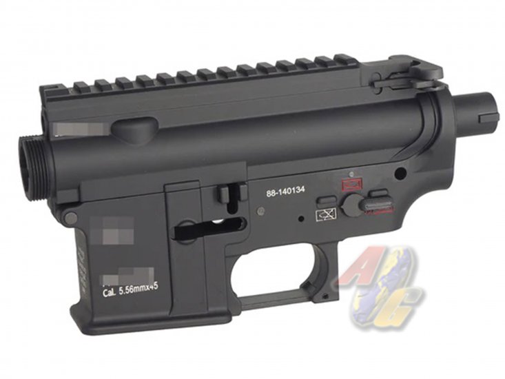 E&C 416 AEG Metal Receiver with Laser Marking ( Black ) - Click Image to Close