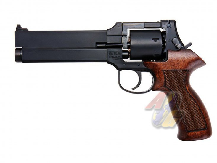 --Out of Stock--Marushin Mateba 6 inch Gas Revolver ( Matt Black, Heavy Weight, Wood Grip ) - Click Image to Close