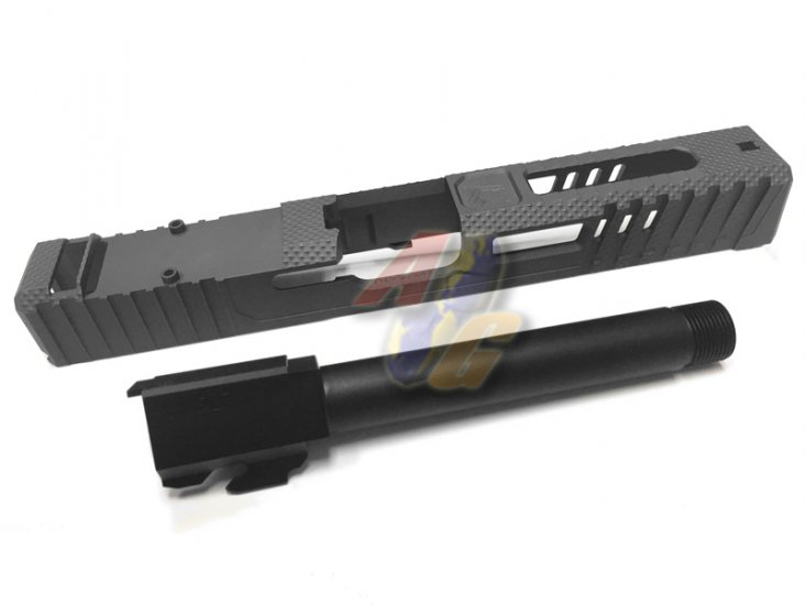 --Out of Stock--Ready Fighter Neo Style RMR Cut Slide Set For Tokyo Marui G Series GBB ( Grey ) - Click Image to Close
