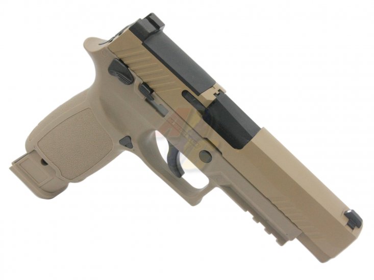 AEG F17 GBB Pistol ( Tan ) - Click Image to Close