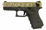 --Out of Stock--WE H23 GBB Pistol ( Golden Slide/ Bronze Frame )