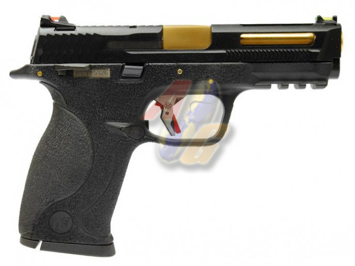 WE Toucan AUTO T1 B with Hold GBB ( BK Slide / GD Barrel / BK Frame ) - Click Image to Close