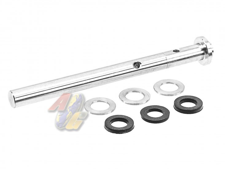 SAVIA CNC Steel Recoil Spring Rod Set For Tokyo Marui Hi-Capa 5.1 Series GBB ( Silver ) - Click Image to Close