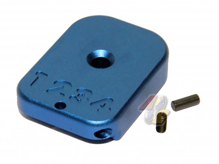 Armorer Works 5.1 "1234" Magazine Base For WE/ Armorer Works 5.1 Series GBB ( Blue ) - Click Image to Close