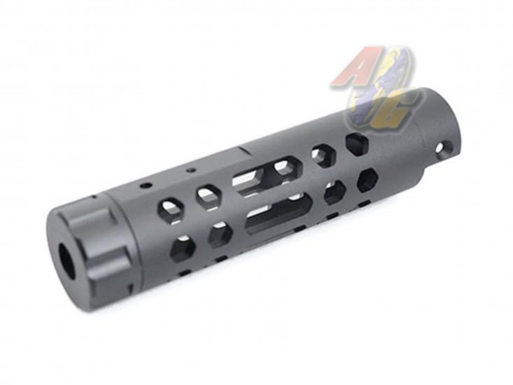 5KU CNC Aluminum Outer Barrel For Action Army AAP-01 GBB ( Type A/ Black ) - Click Image to Close