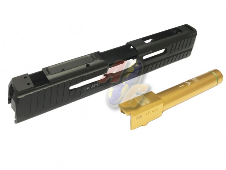 --Out of Stock--Detonator SXI Type Aluminum Slide Set For Tokyo Marui HK45 GBB ( BK ) - Click Image to Close