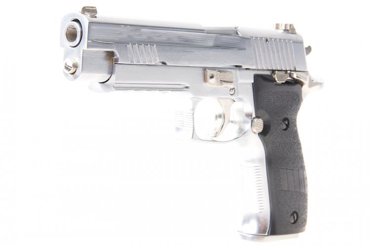 V-Tech 1/2 Scale High Precision 226 Mini Model Gun ( Shell Ejection/ Silver ) - Click Image to Close