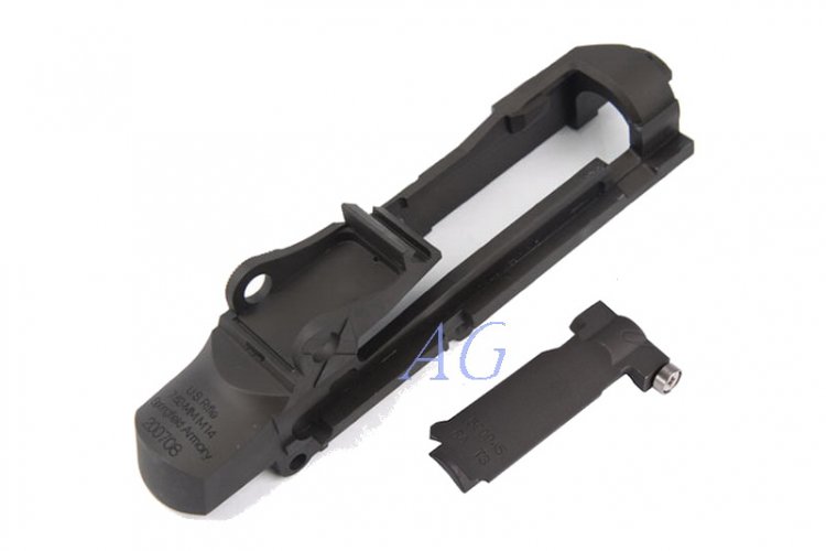 --Out of Stock--RA-Tech CNC Steel Upper Receiver With Bolt Cover For WE M14 GBB Series with EBR MK14 Marking - Click Image to Close