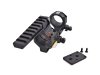 Airsoft Artisan BO Style 1.7" Height 30mm Modular Mount with One Accessory Ring Cap ( BK )