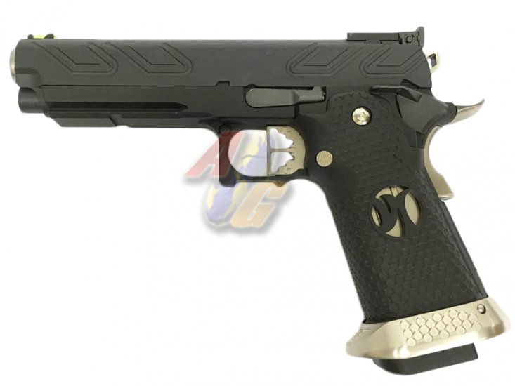 Armorer Works HX2332 Hi-Capa 5.1 GBB Pistol ( Black/ Full-Auto ) - Click Image to Close