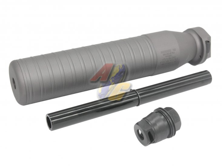 Airsoft Artisan MCX 762Ti Style QD Silencer with Taper-Lok Muzzle Brake - Click Image to Close