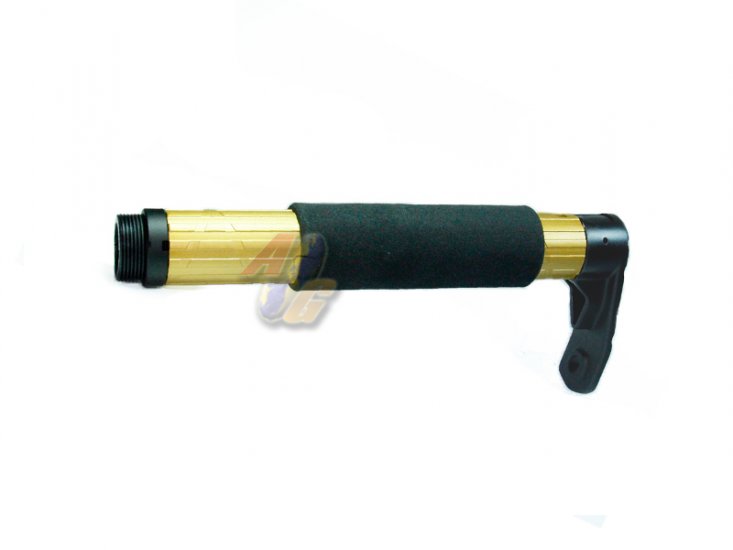 APS TRON Stock Tube For M4/ M16 Series AEG ( Gold ) - Click Image to Close