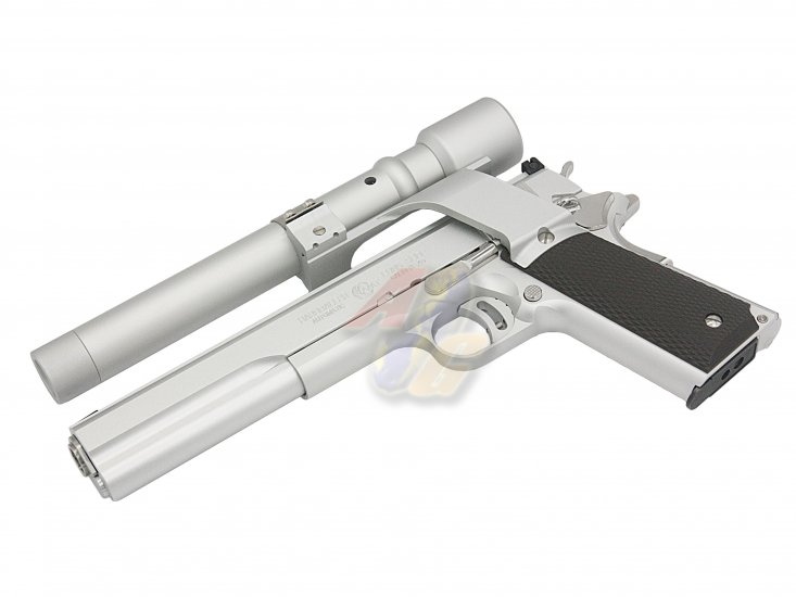 Mafioso Airsoft CNC AMT Terminator HARDBALLER GBB with Laser Set Version - Click Image to Close