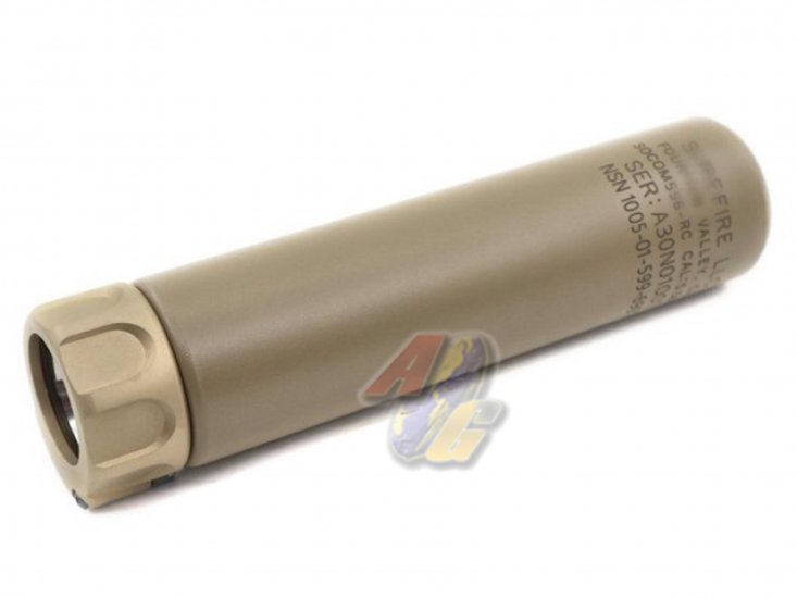 BJ Tac SOCOM556 RC1 Stainless Steel Dummy Silencer ( Dark Earth ) - Click Image to Close