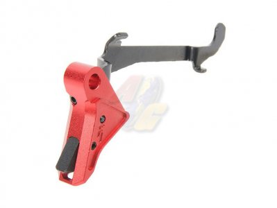 --Out of Stock--Crusader CNC Aluminum FI Trigger Set For Umarex/ VFC Glock Series GBB ( Red/ Licensed )
