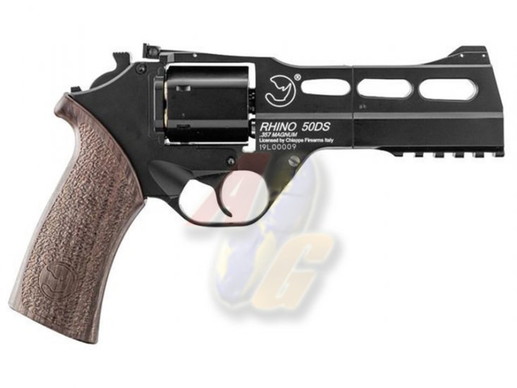 BO Chiappa Rhino 50DS .357 Magnum Co2 Revolver ( Black ) - Click Image to Close