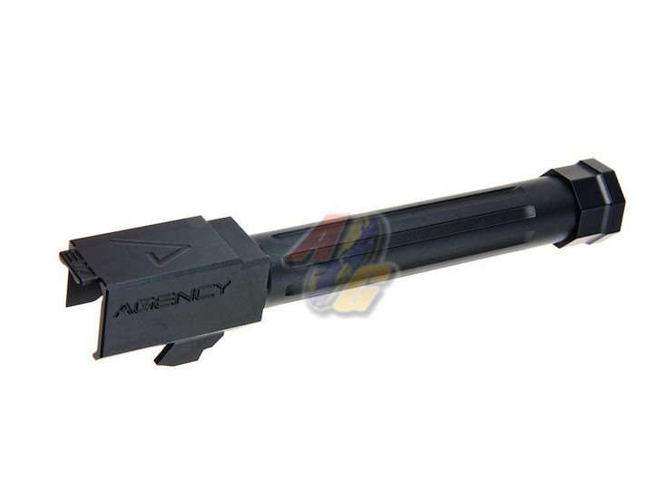 RWA Agency Arms Mid-Line Threaded Barrel For VFC Glock 17/ 18C/ RWA EXA Series GBB ( 14mm-/ BK ) - Click Image to Close