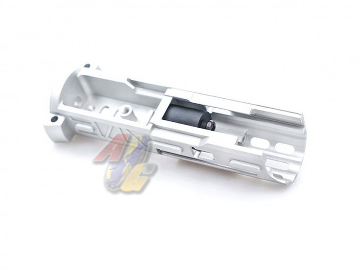 5KU CNC Aluminum Lightweight Bolt For Action Army AAP-01 GBB ( Type 2, Silver ) - Click Image to Close