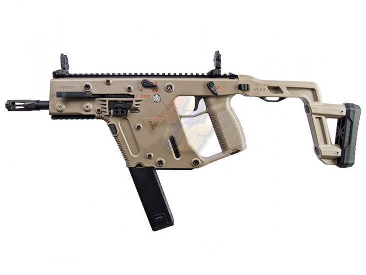 KRYTAC KRISS Vector AEG SMG Rifle ( FDE ) - Click Image to Close