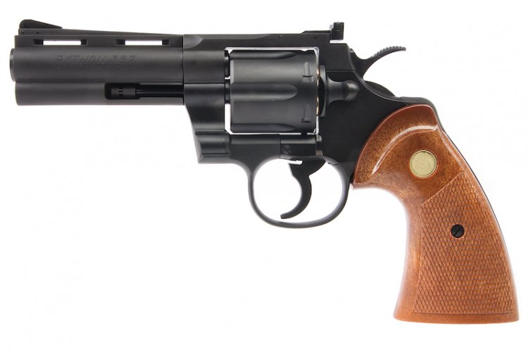 Tanaka x City Hunter Python R-Model 4 Inch 'Ryo Saeba' Heavy Weight Gas Revolver - Click Image to Close