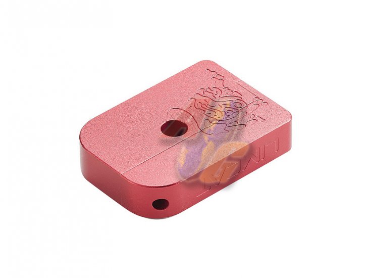 --Out of Stock--AIP CNC Limcat Puzzle Magazine Base For Tokyo Marui Hi-Capa Series GBB ( Red/ S ) - Click Image to Close